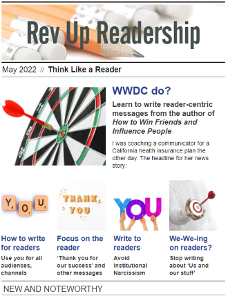Rev Up Readership Newsletter